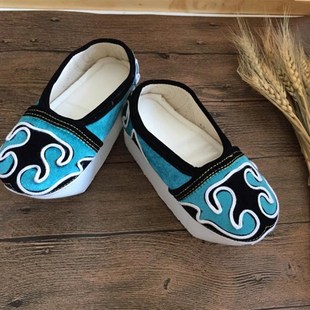 速发戏曲小生鞋 京剧越剧木底 鞋古装履生鞋 云书鞋 儿童演出鞋包