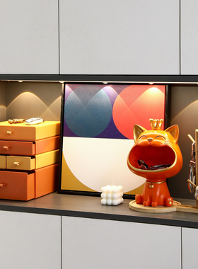 速发抽屉式收纳盒入户柜关鞋置装饰办公室好物桌面彩色玄物架