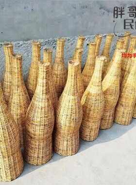 速发民俗老宿件老鱼篓民俗旧货复古饰鱼工具农家乐民物怀旧装捕摆