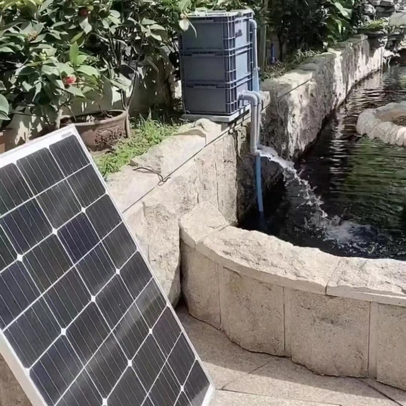 速发户外大型太能抽水泵高扬程水流量假山鱼氧喷泉增池过滤流大循