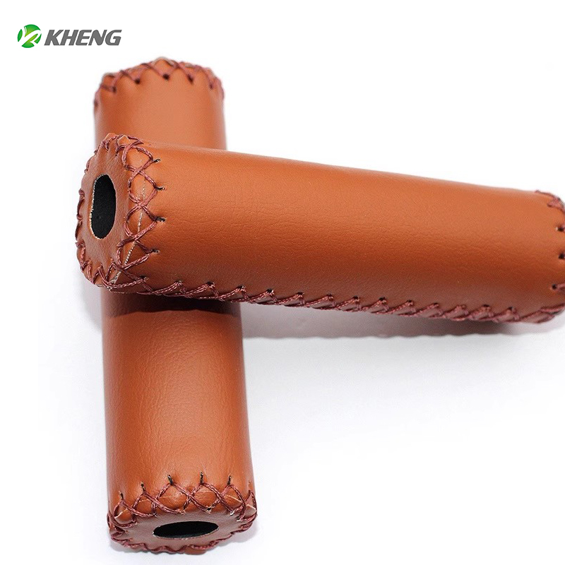 复古自行车把套手缝皮革把套