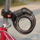 自行车密码 锁死飞单车配件防剪电瓶车电动车钢缆锁山地车锁防盗锁