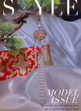 如意国风旗袍压襟 新中式衣物配饰 旗袍盘扣挂 气质温柔汉服配饰