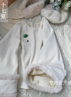 原创设计中国复古风天然珍珠干青翠玉福禄安全别针胸针气质女款