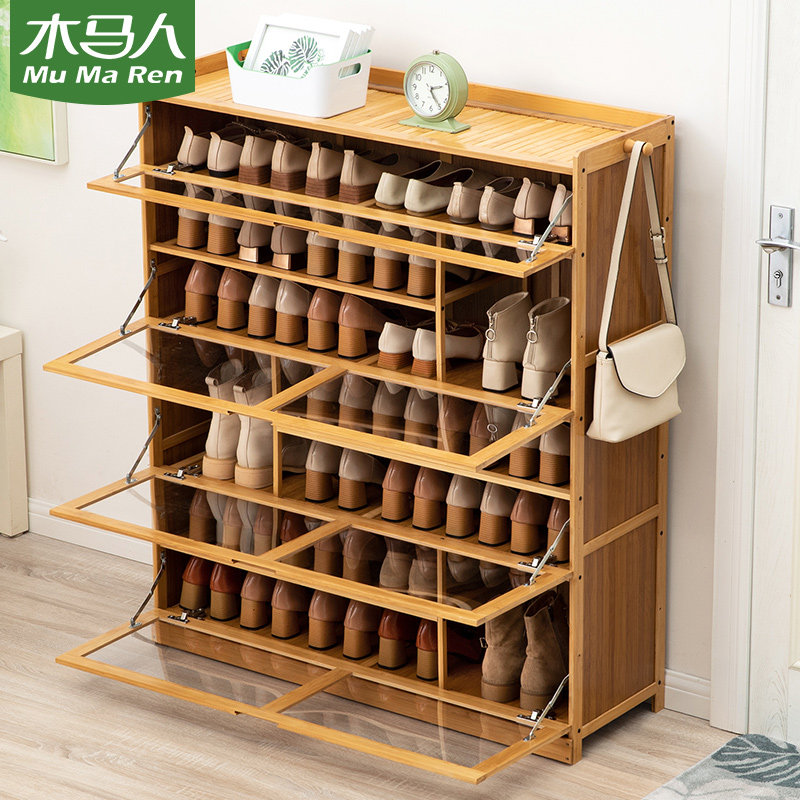 Trojan man Shoe cabinet household Doorway Modern simplicity new pattern 2021 Explosive money Small apartment Entrance ultrathin solid woodin the Residential furniture , Cabinet , Shoebox  category - from Buy2taobao.com to provide professional Taobao agent buy service