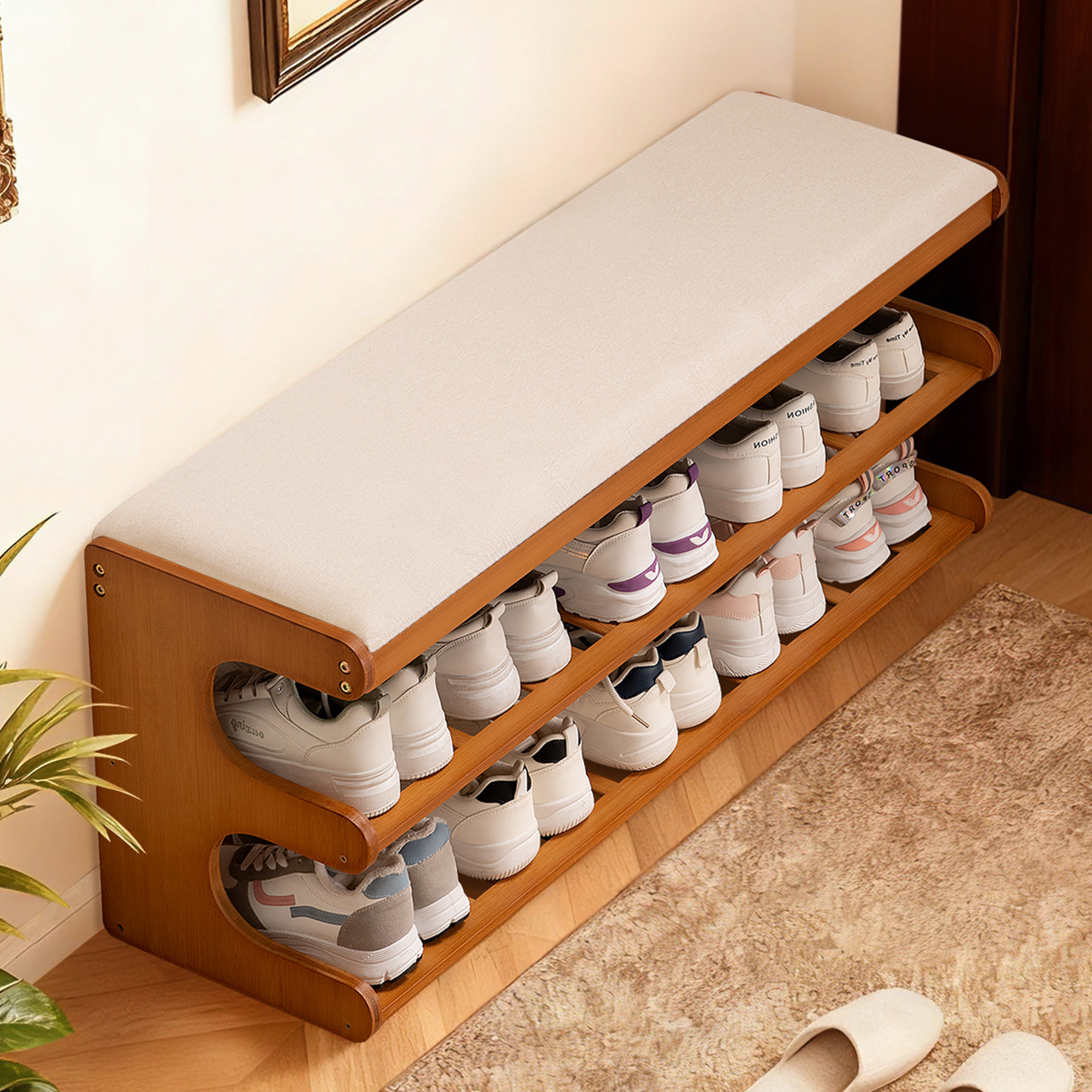 换鞋凳进门口家用轻奢高级感