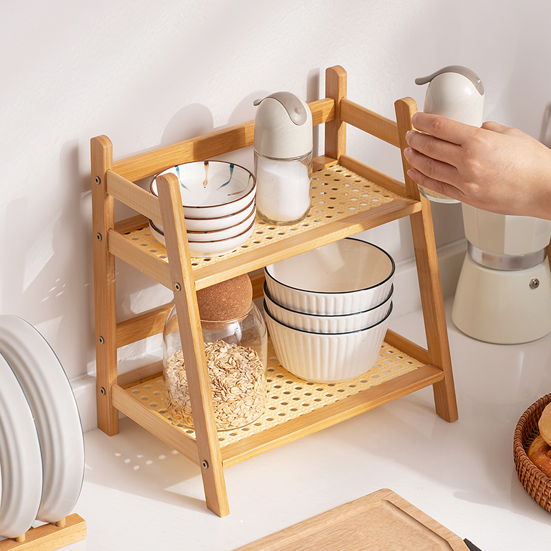木马人厨房置物架台面收纳架