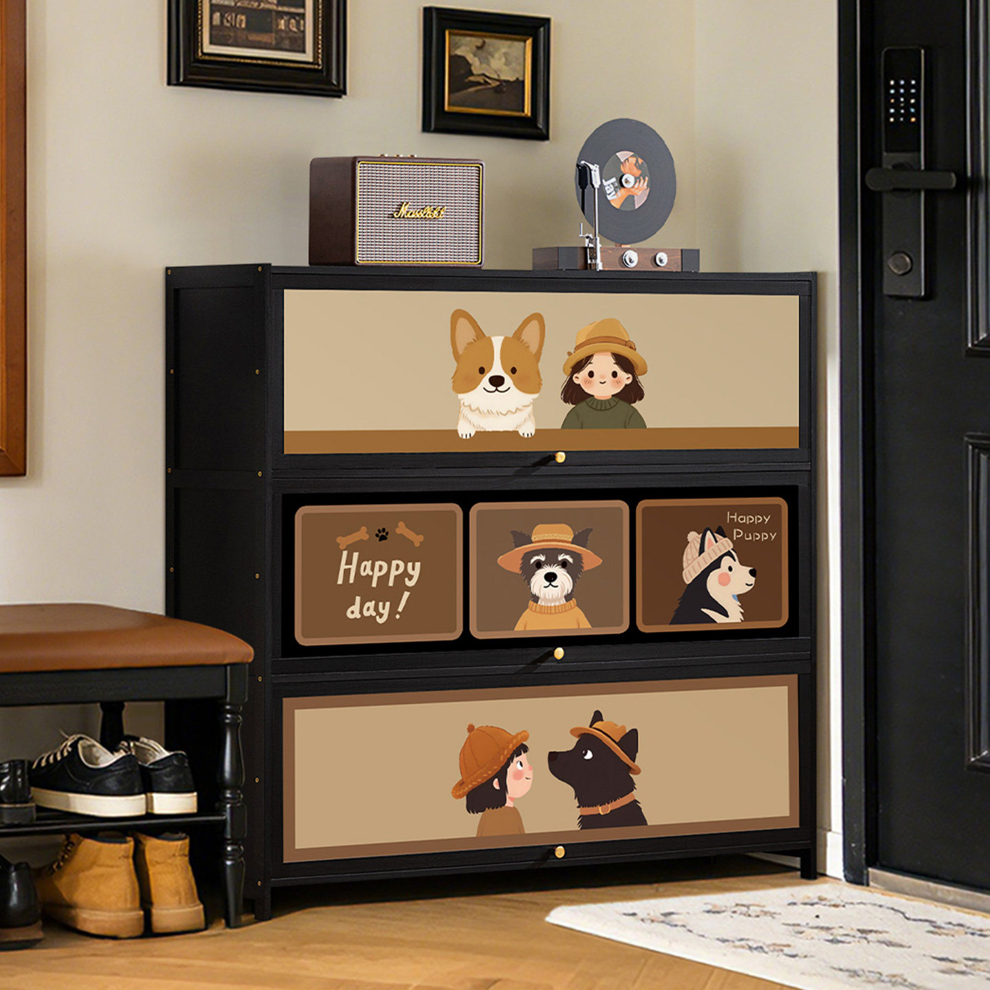 鞋柜家用门口入户收纳柜一体靠墙走廊鞋架子新款爆款高档简易多层,住宅家具,鞋柜,淘宝优惠券,粉丝福利购,淘宝优惠卷