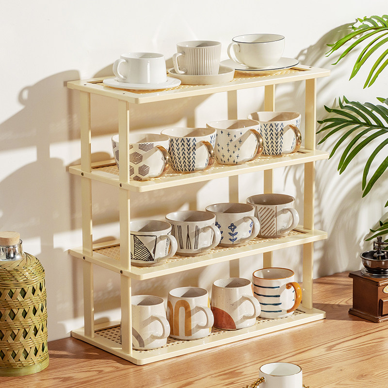 木马人水杯子收纳置物架