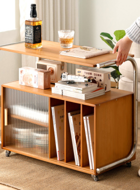 边几小桌子沙发侧边柜可移动茶几床头角几置物架阳台方桌茶台客厅