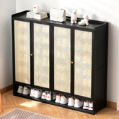 多层实木 架子室内好看入户2025新款 鞋 柜家用门口收纳柜一体靠墙鞋