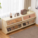 飘窗柜阳台储物柜子防晒靠墙一体榻榻米收纳柜杂物置物架空间利用