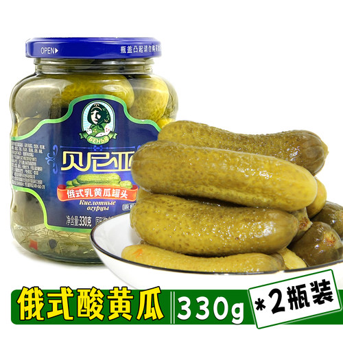 东北酸黄瓜罐头不添加防腐剂