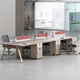 速发四人位办公桌职公工位2人位办员室桌椅组合双人6人位办公家具