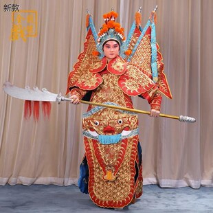 速发全龙戏装 京剧戏服戏剧戏金演出服全武生武将大靠 装曲男靠
