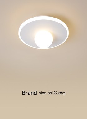 速发简户玄关过帽灯简约走廊台吸顶灯创意极入方形圆形衣道间灯