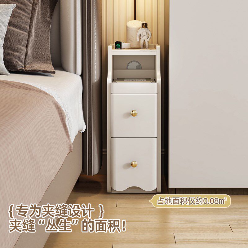 速发智能床头柜一体家用防盗多功能小柜子指纹锁床头柜轻奢小型