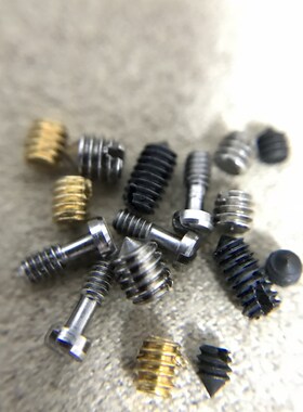 速发6B钢1碳7一字尖端紧定DI551/机米/顶丝/止付螺丝M1.2-M1.G-M2