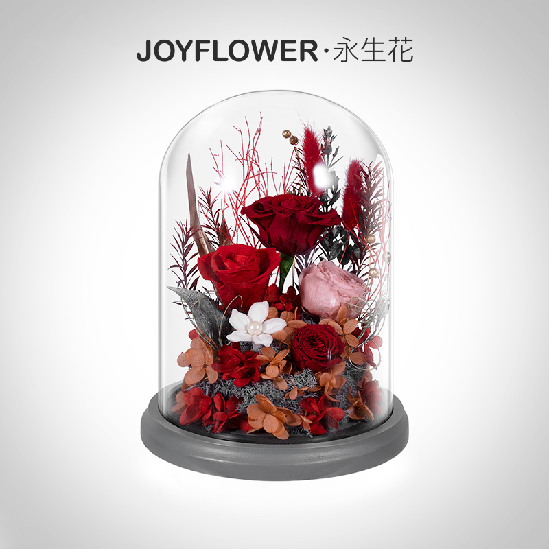 JoyFlower永生玫瑰花母亲节礼物