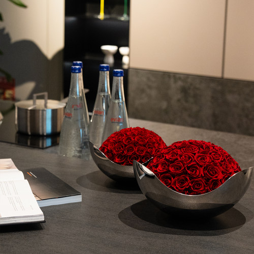 JOYFLOWER永生玫瑰花金属餐桌花