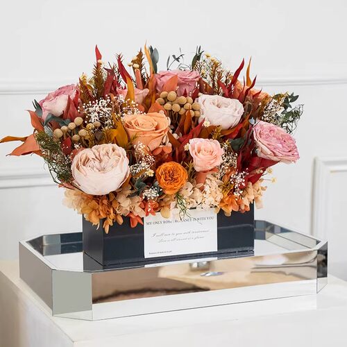 JOYFLOWER金玉满堂永生花玫瑰