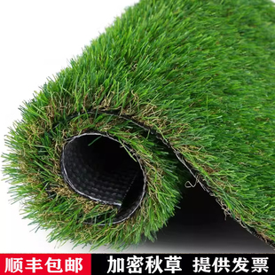仿真草坪四色秋草花园楼顶露台装饰草隔热降噪户外人造假草皮地毯