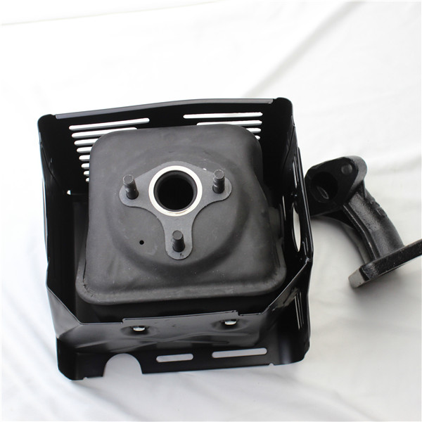 速发汽油17 177F 10F消声器 水泵消音器 排气管