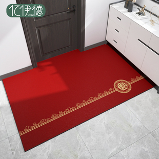 速发入户门地垫p地皮可擦洗进门门口脚垫中式玄关门垫防滑防水c革