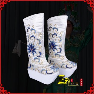 速发正戏戏装京花龙曲戏鞋舞台演出武生武将古装三义斋纸底团剧高