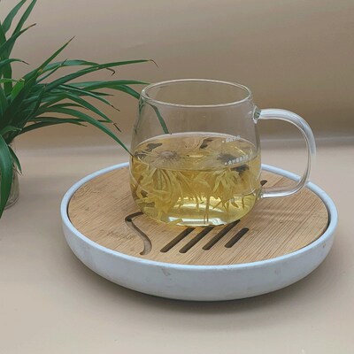 速发杯璃玻式个装创意彩色带把咖啡杯日1高硼硅杯牛奶杯养生杯