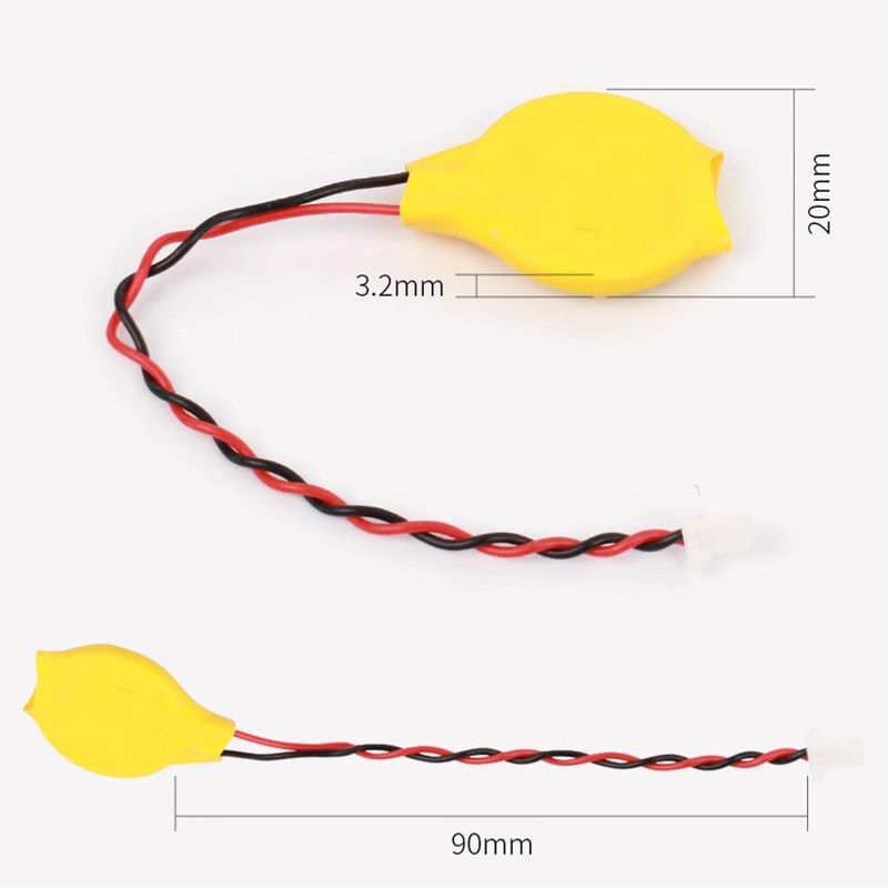 速发树莓派5代RTC时钟专用容量64mAh 2PI JST接口 可充电.6电压