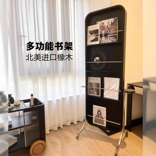 2025新款全身大镜子穿衣镜落地家用ins风旋转可移动试衣镜带滑轮