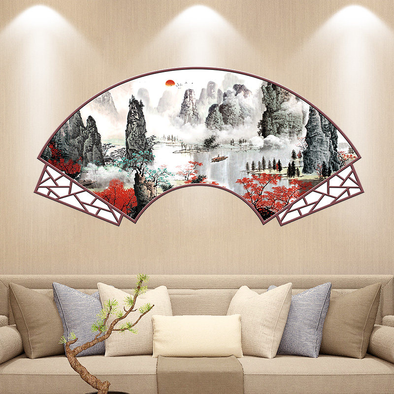 速发立体贴纸画壁纸卧室客厅墙视背景电贴墙装饰画墙纸自粘创意墙