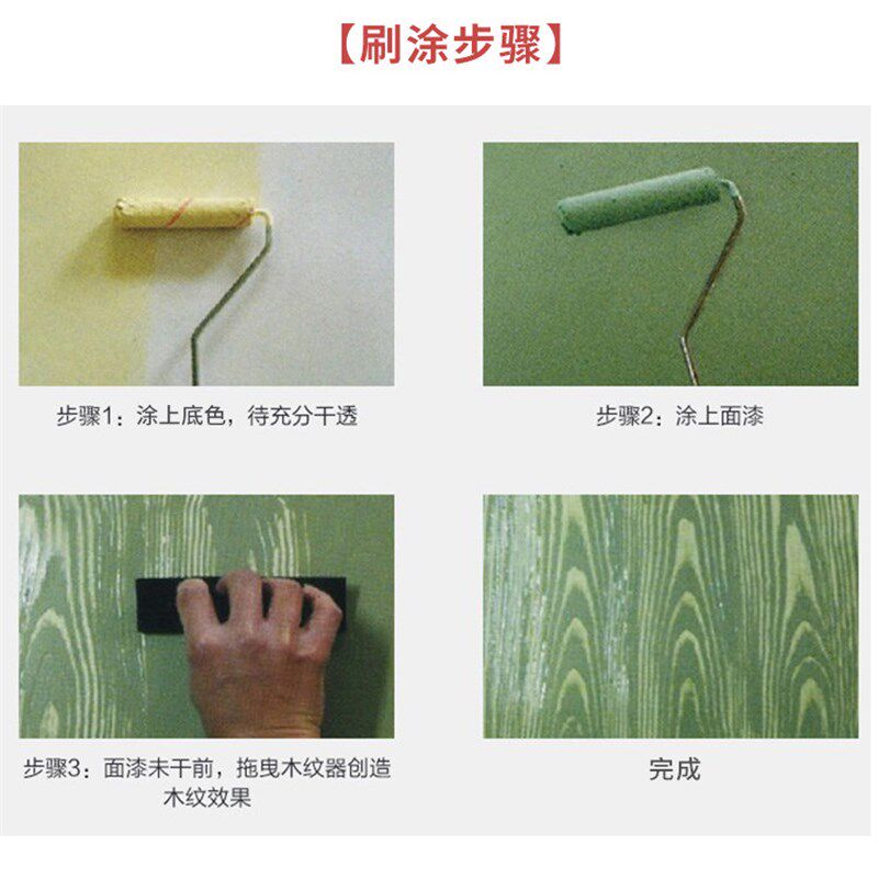速发木纹器木纹刷刮木纹工具仿木纹漆仿真器神器水泥木板家具压做