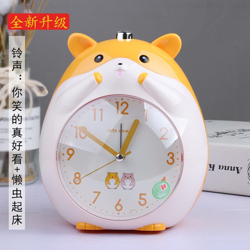 速发学生创儿静音夜灯床头卧室童说话意会音乐多功能猫头鹰闹ZB56