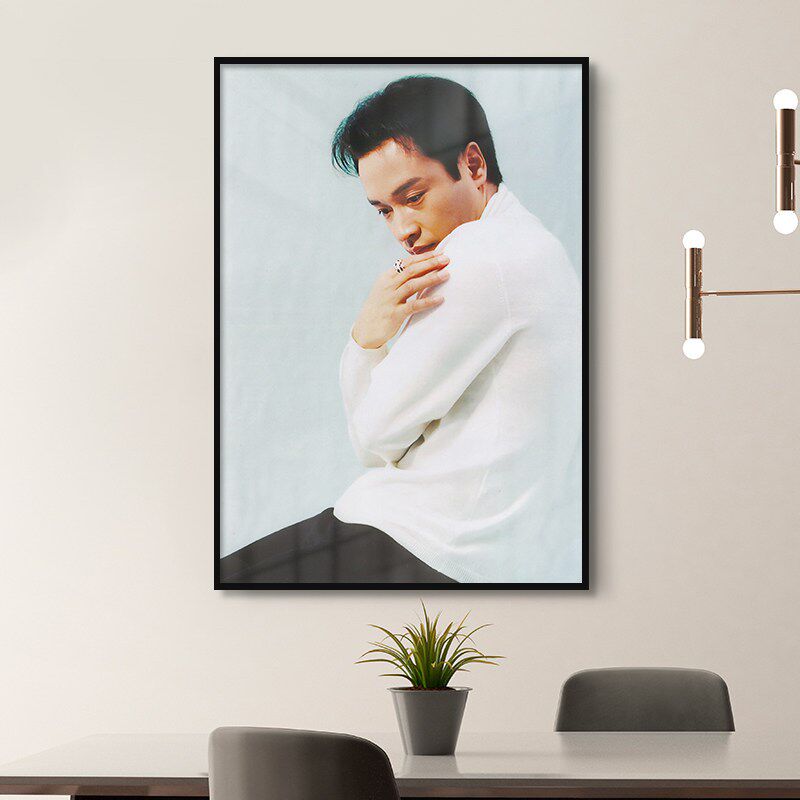 速发张国荣海报装饰画客厅玄关酒吧餐厅墙壁沙发墙咖啡厅书房挂画
