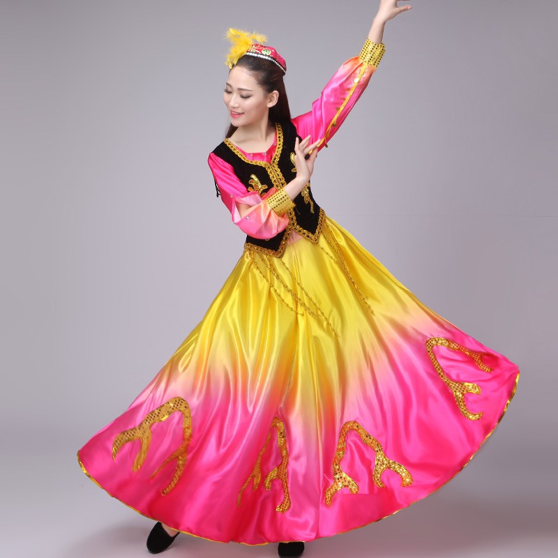 速发56个民族服装侗族锡伯族畲族苗族土家族壮族服男少饰民族数大