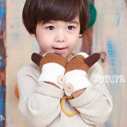 Gants pour enfants en de laine - Ref 2146634 Image 4