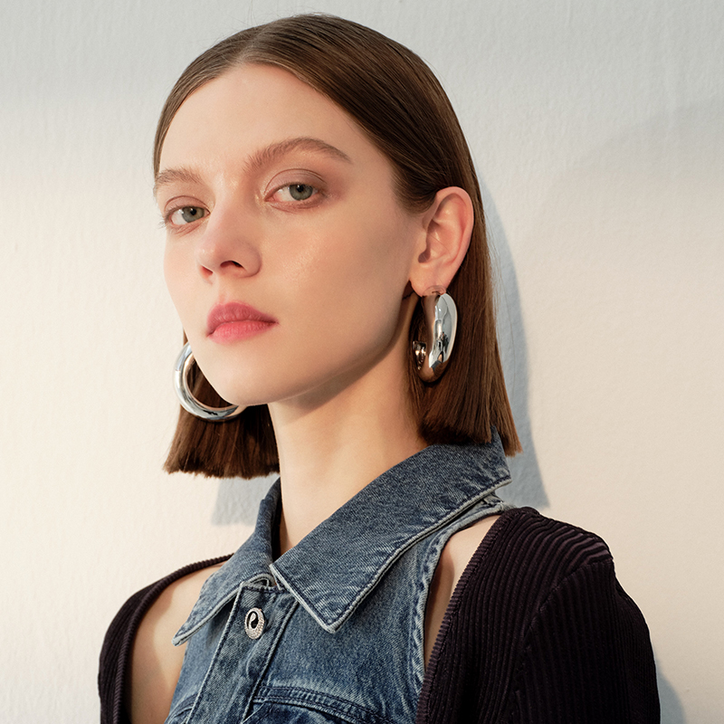 苏心复古气质合金耳环