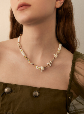 苏心复古海星贝壳项链女夏日清新文艺风锁骨链时尚百搭装饰链