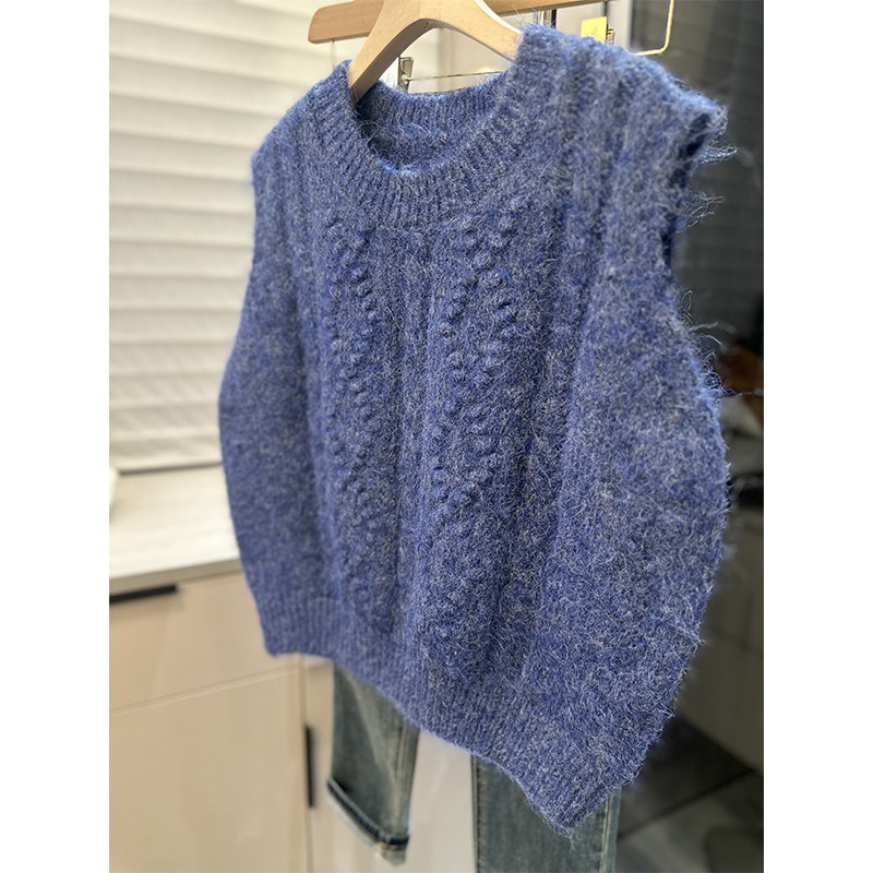 纯色休闲宽松针织马甲外穿圆领洋气套头背心马夹上衣,女装/女士精品,马夹,淘宝优惠券,粉丝福利购,淘宝优惠卷