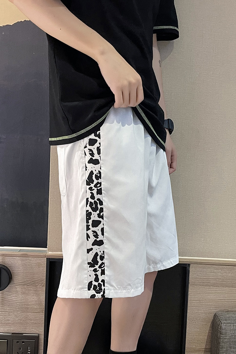 短裤男豹纹腰果花潮流（图片点击高必爆）DK33-P25,男装休闲裤,四季星座221-7