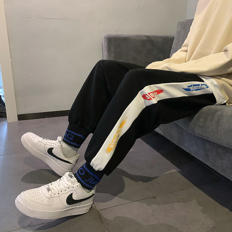 港风酒店风2024新款卫裤男流行休闲WK26-P45,男装休闲裤,四季星座221-7