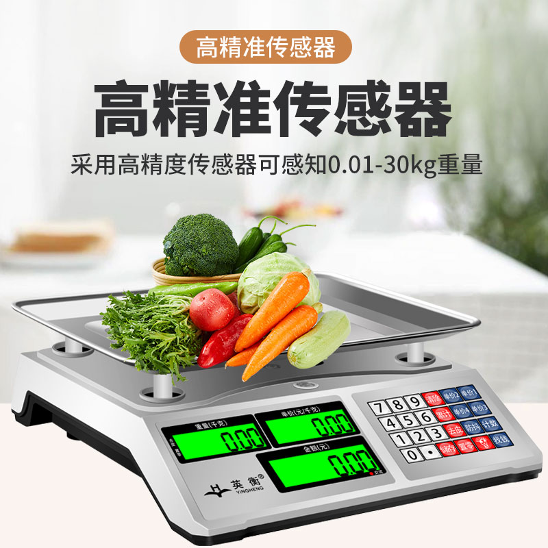 英衡电子秤双显锂电池充电