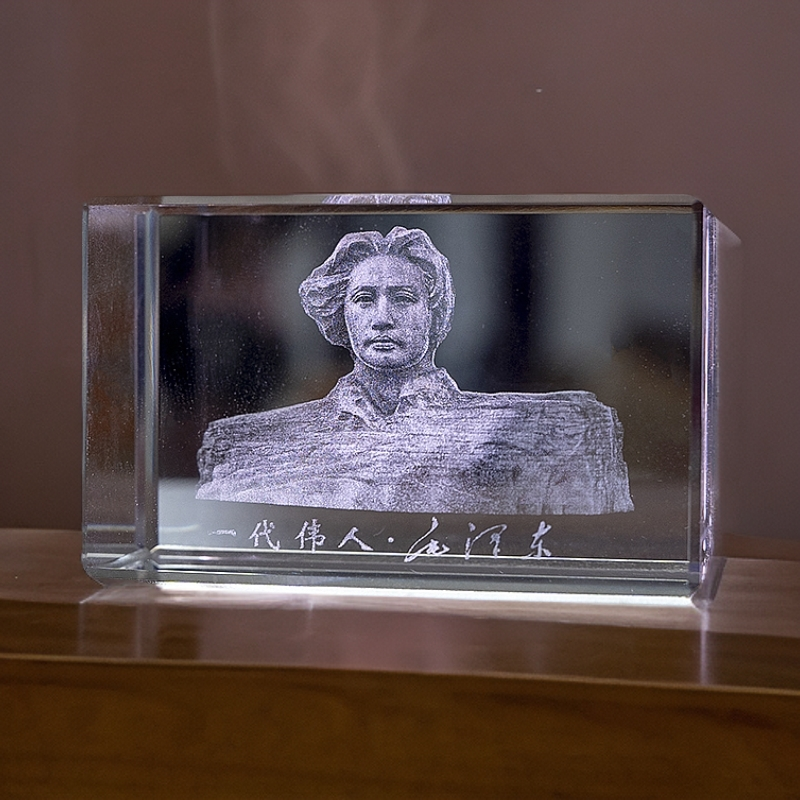 红旅故都水晶3D内雕纪念品