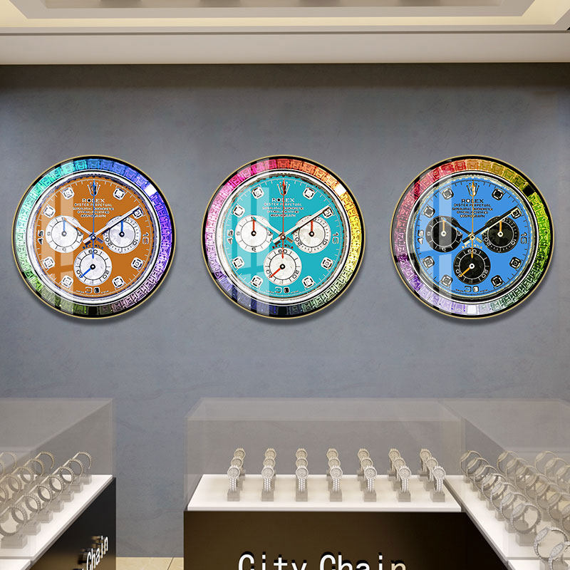 手表店表芯装饰画钟表行维修店表盘挂画奢侈品时钟墙挂件名表壁画