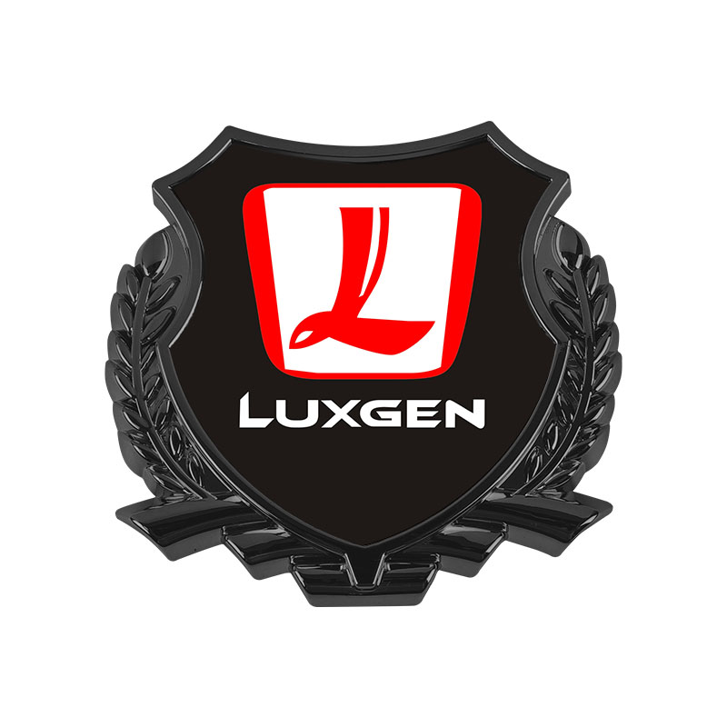 纳智捷发光中网车标日行灯七彩渐变呼吸爆闪汽车LED灯装饰灯加装