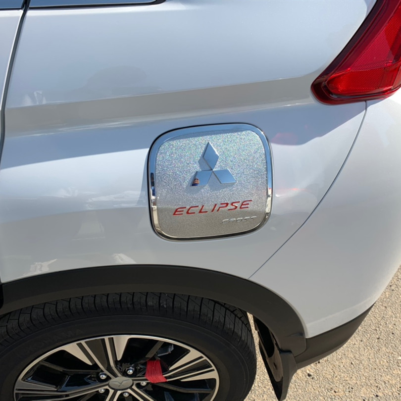 18-22款三菱奕歌塑料电镀油箱盖贴装饰ABS磨砂电镀防划痕美观用品