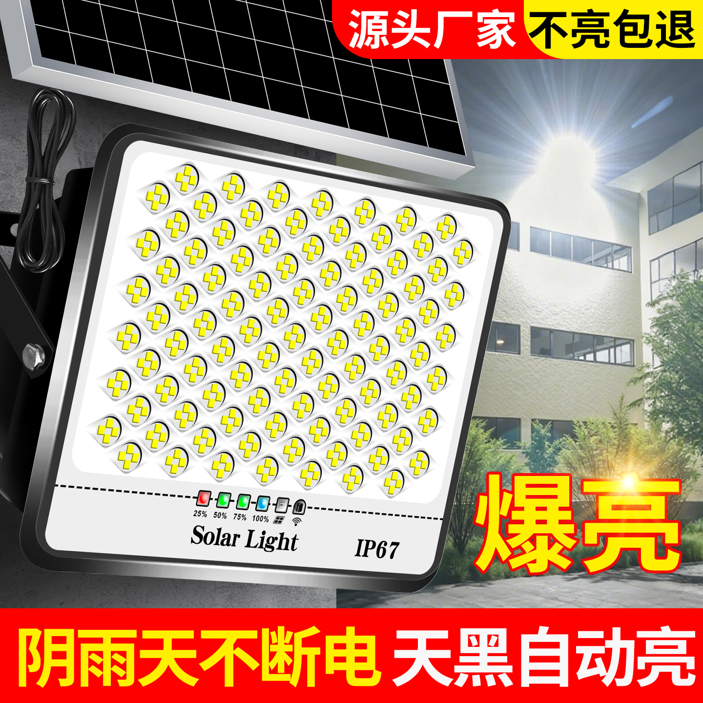 2025新款太阳能户外灯