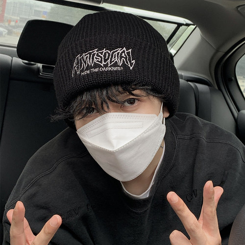 FINESTATE潮牌保暖针织帽男冬季